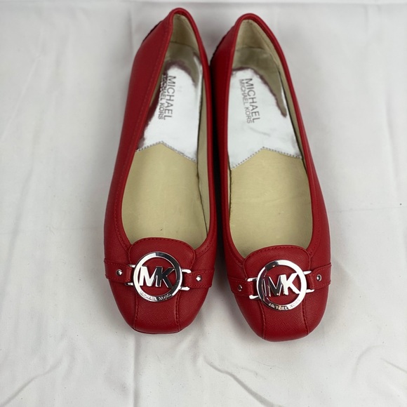 michael kors loafers womens red